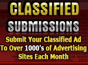  Submit Your Classified Ad To 1000's Advertising Sites Now!
